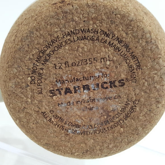 Starbucks Cork Bottom Coffee Tea Mug Cup White - Picture 6 of 11